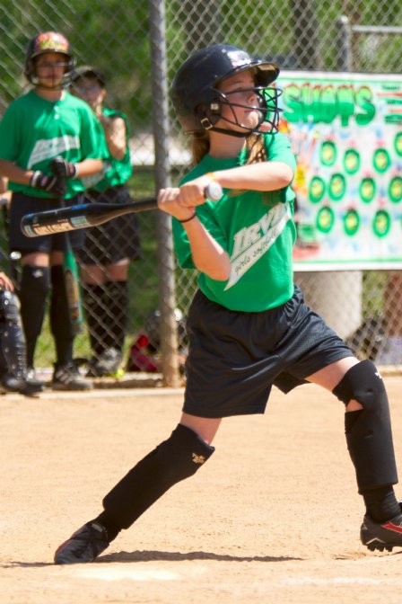 Brittany at bat