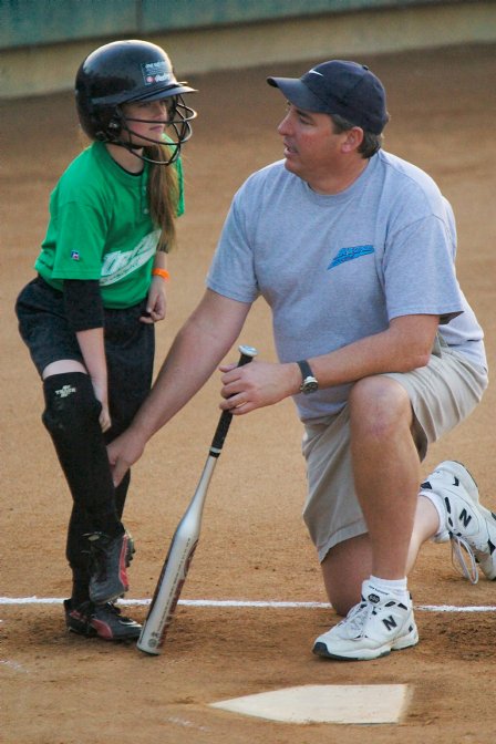 Coach Todd comforts Brittany