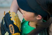 Kayla in the bullpen