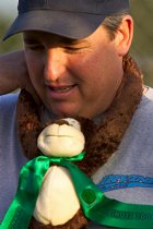 Coach Todd with the Monkey