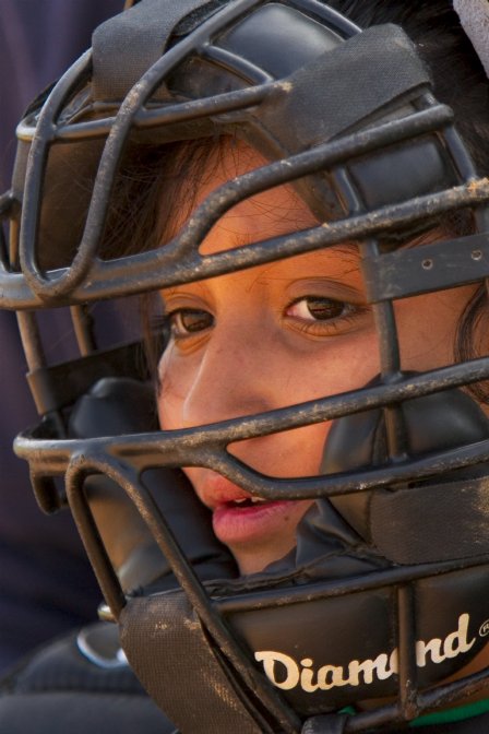 Ashley ready to catch for Breanna