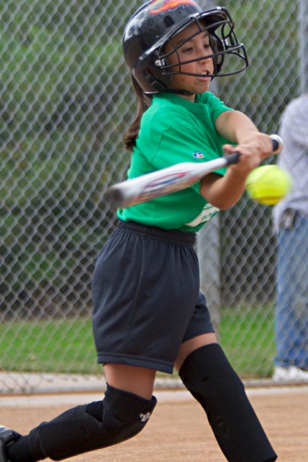 Kayla batting