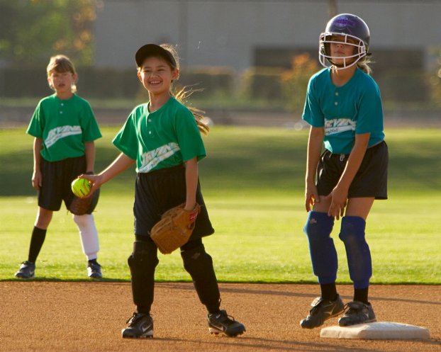 Jennifer at second base