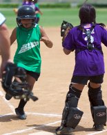 Ashley about to score