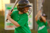 Brittany at bat