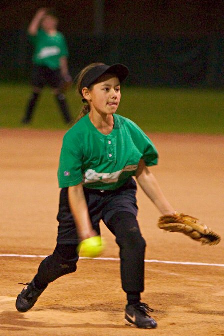 Jennifer pitching