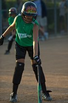 Breanna taps the plate