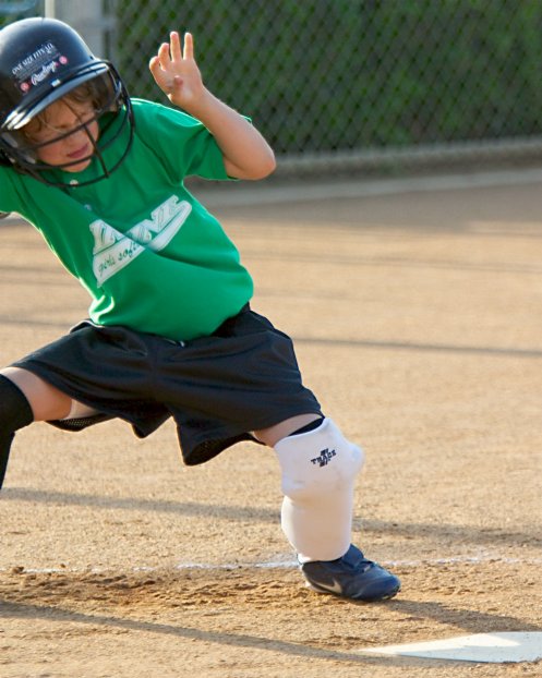 Jessica also hit, on the helmet