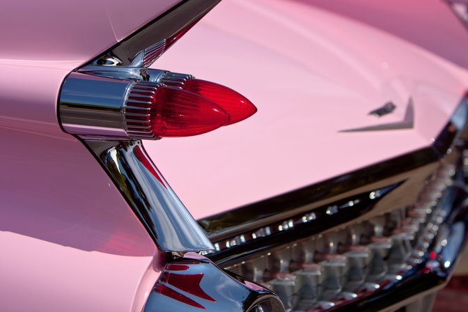 Pink Caddy Tailfin