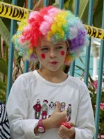 Rainbow Wig Clown