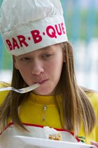 Alice the cook tastes some food