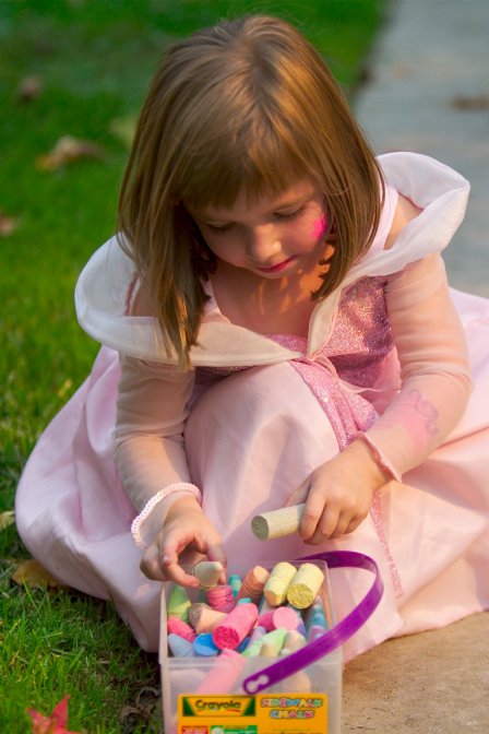 Sidewalk chalk (Arianna)