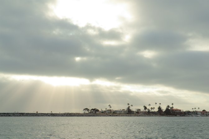 Light finally breaks through the clouds