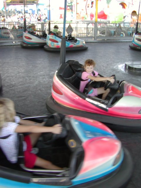 Tobin on the Bumper Cars
