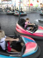 Tobin on the Bumper Cars