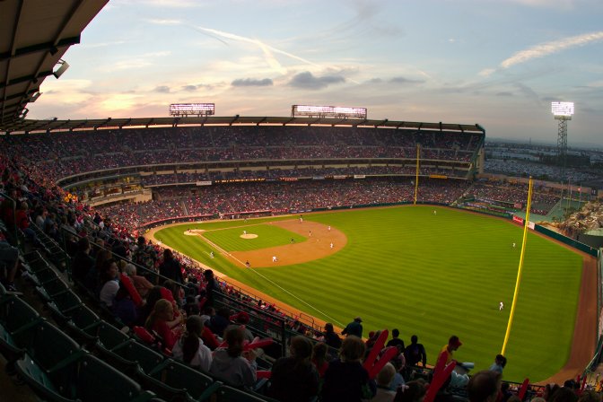 As seen from the nosebleed section