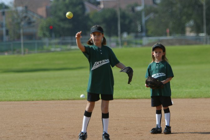 Sophia and Darya practicing