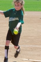 Haley's first inning as a pitcher
