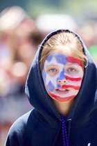 Flag Face Paint