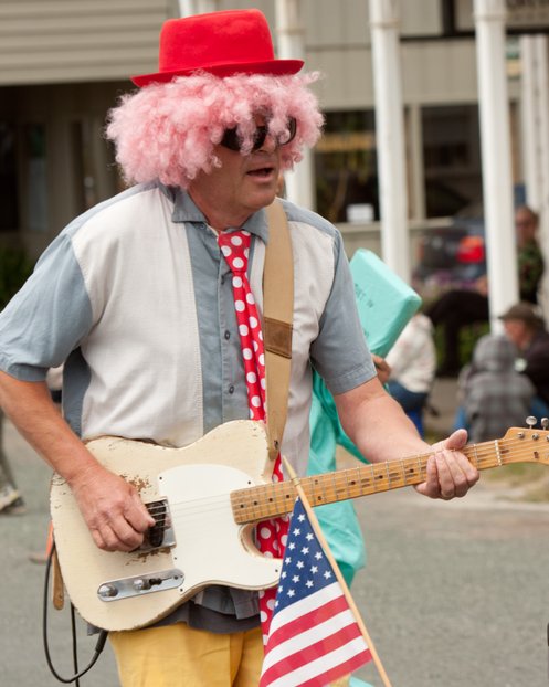 Pink Haired Guitarist