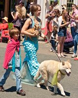 Mermaid Dog Walker