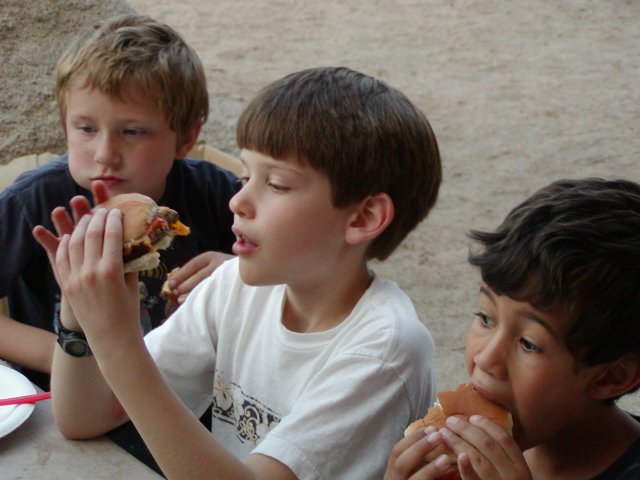 Boys Eating