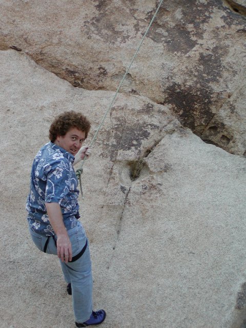 Rappelling Back Down