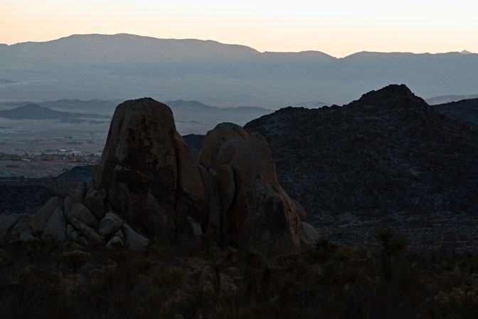Looking towards 29 Palms