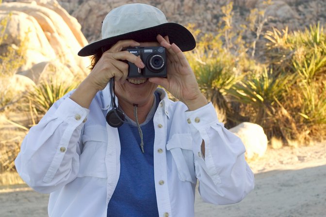 Carol with her camera