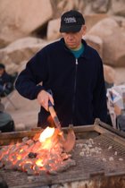 David Tends The Coals