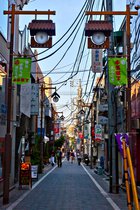 Alley With Restaurants