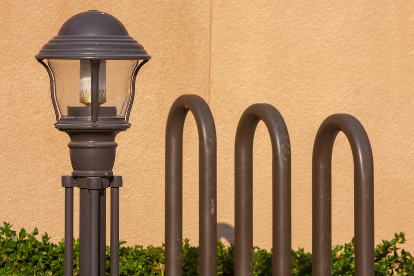 Bike parking lamp
