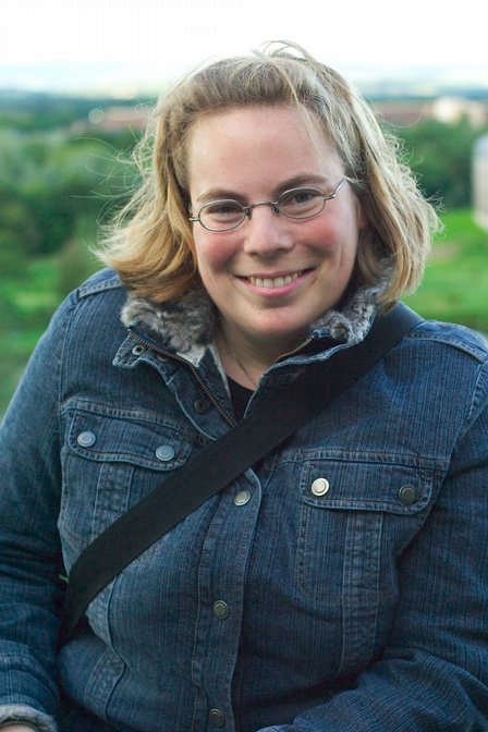 Bettina Atop Castle Ruin