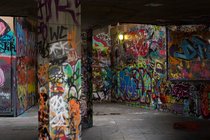 South Bank Skater Graffiti, I