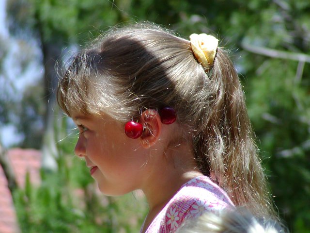 Cherry earrings