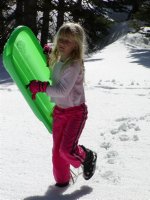 About to go sledding