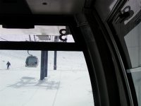 Gondola interior, going up