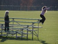 Bleacher jumping, I
