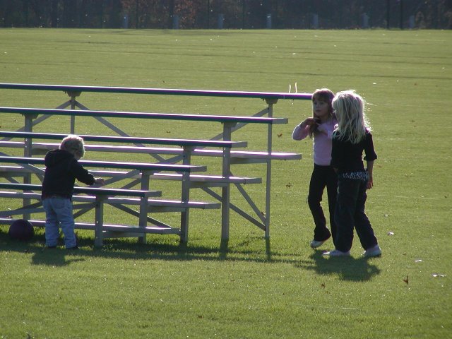 Bleacher jumping, III