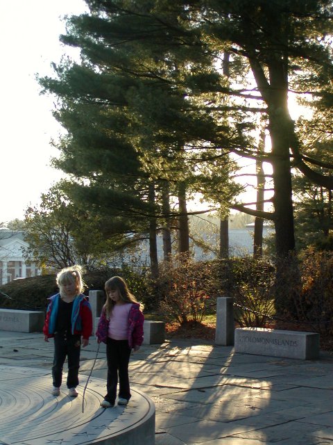 At the war memorial, II