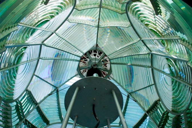 Pt. Arena Lighthouse Fresnel Lens