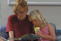 Stephanie and Sara reading