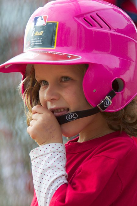Dara's New Pink Helmet