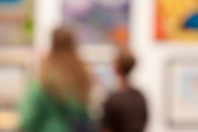 Blurred Art Viewers, II