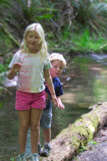 Sara and Timothy near Cascade Falls