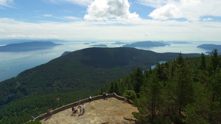 Mt. Constitution, viewing plaza