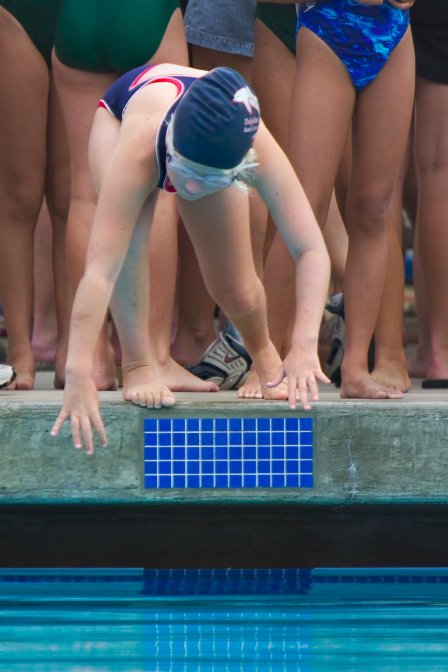 Sara coming off her mark