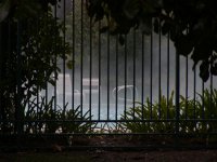 Steam rising from lower pool, Uni. Hills