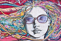 Girl With Kaleidoscope Hair