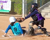 Shannon Slides Under Tag